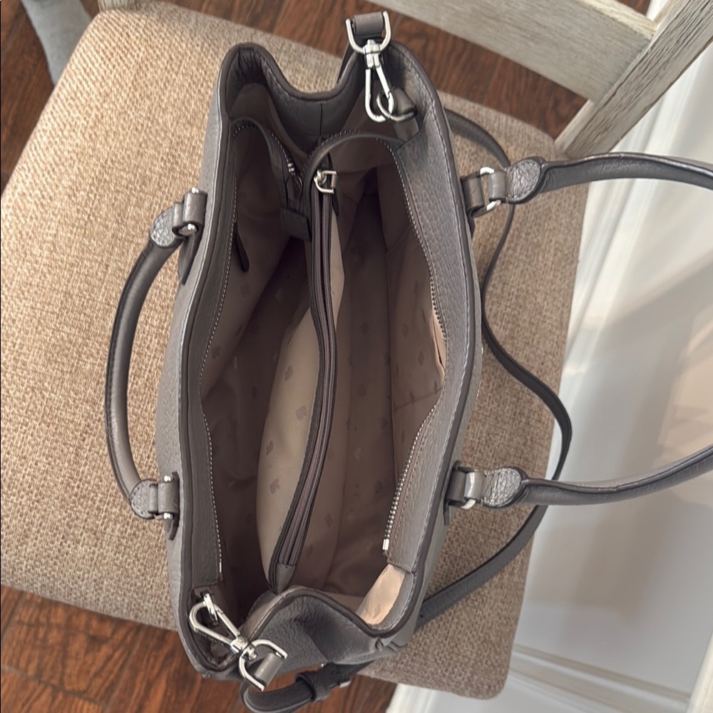 Kate Spade Gray Leather Bag - Picture 5 of 5